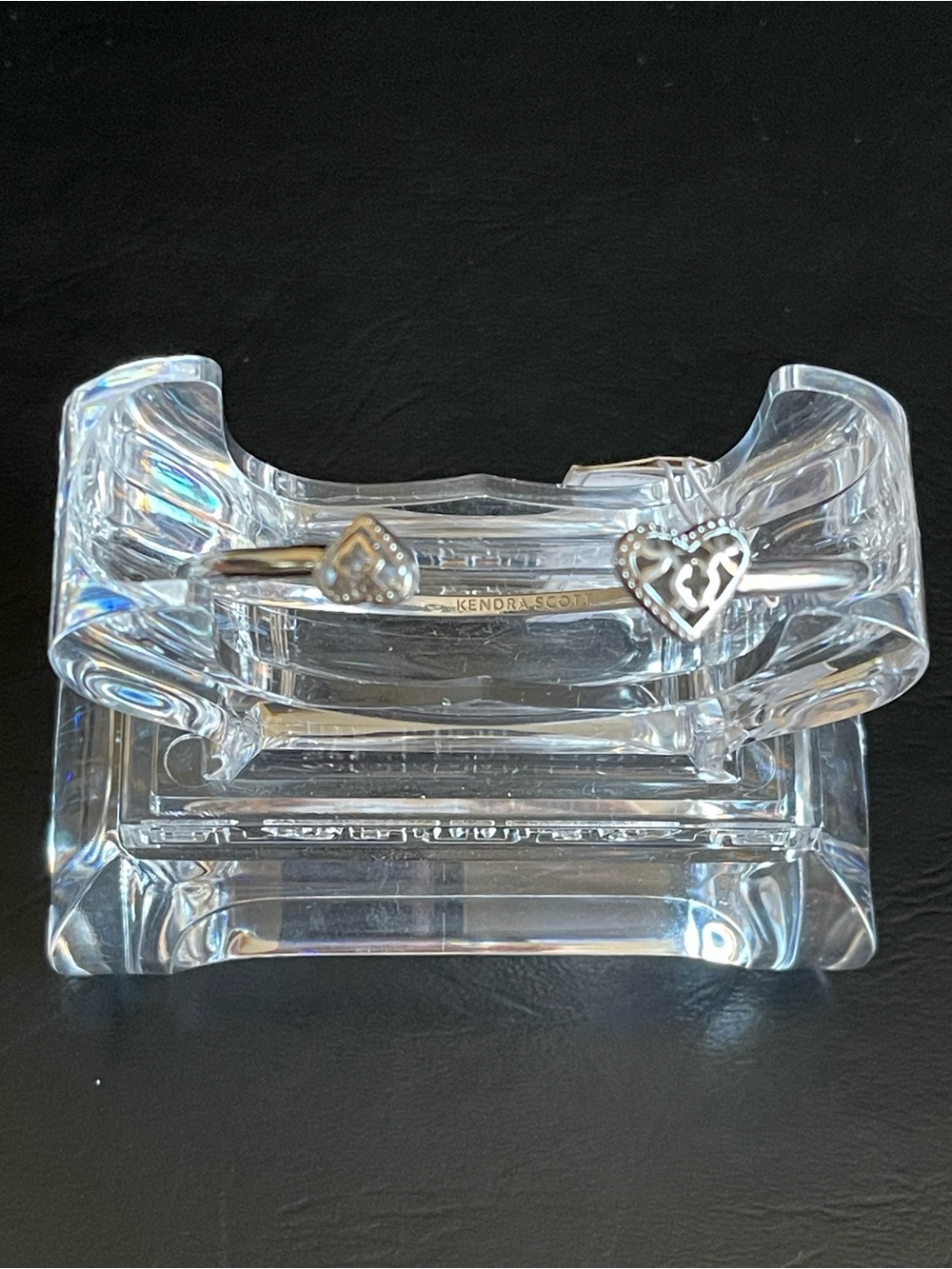 Kendra Scott open Bangle with heart accents. - Picture 4 of 7